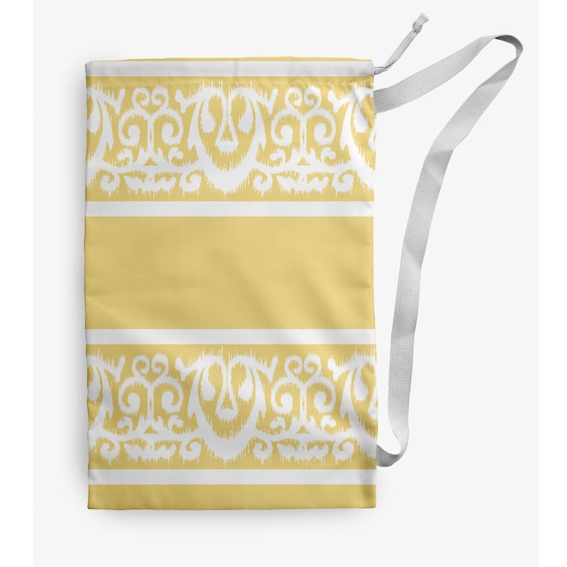 Lacy Stripe Laundry Bag - 18" x 29" - Yellow