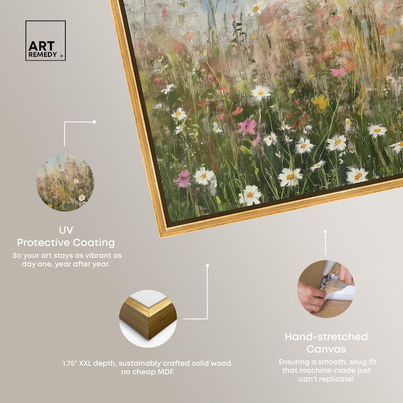 Glimmering Glade Garden I Canvas by Art Remedy