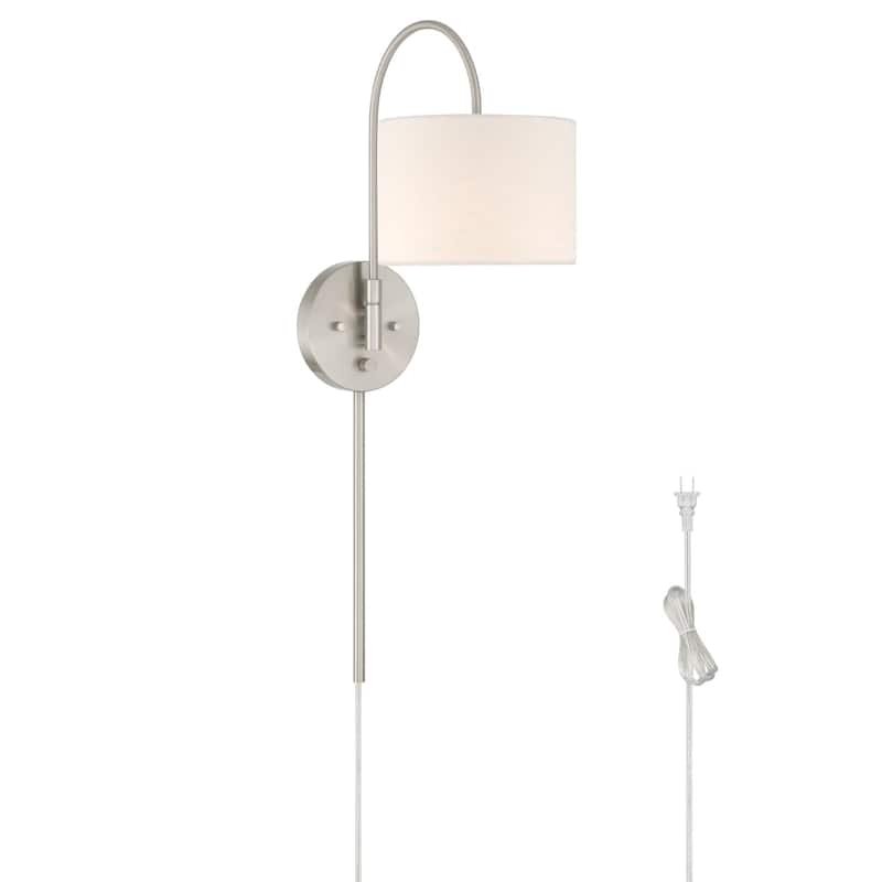 Hunter Horizon 1-Light Wall Sconce - Bedroom, Bathroom, Hallway, Living Room - Transitional