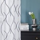 preview thumbnail 37 of 53, Deconovo Rod Pocket Pattern Sheer Curtains for Living Room Pair (2 Panels)