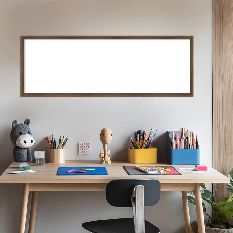 Amanti Art Lucie Black Framed Dry Erase Magnetic Board