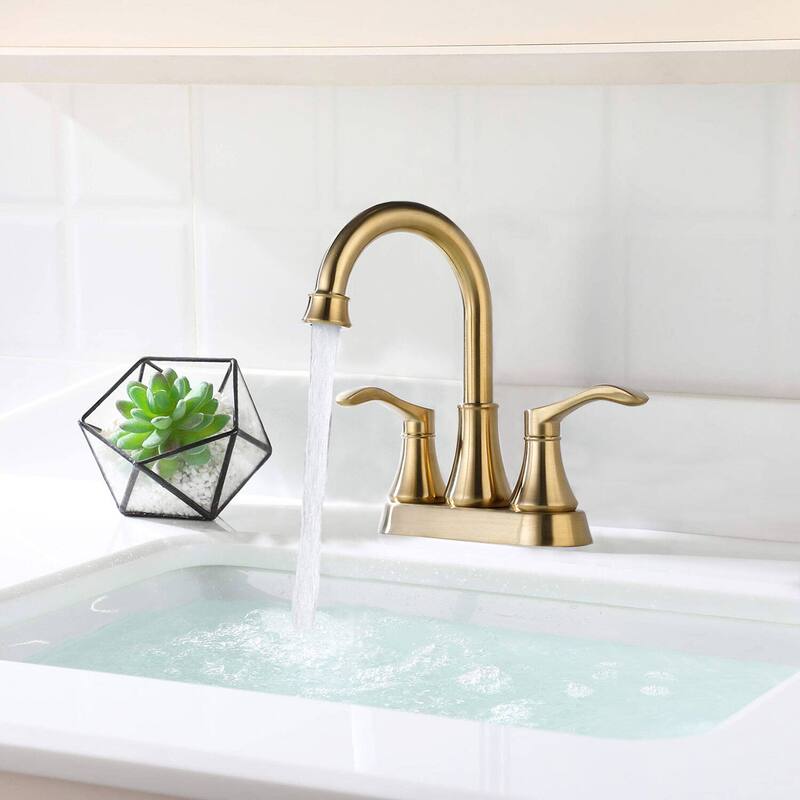 BATHLET Swivel Spout Centerset Bathroom Sink Faucet
