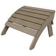 preview thumbnail 49 of 85, Vineyard HIPS Outdoor Folding Eco-Friendly All Weather Seashell Adirondack Chairs (12-Piece Conversation Set)