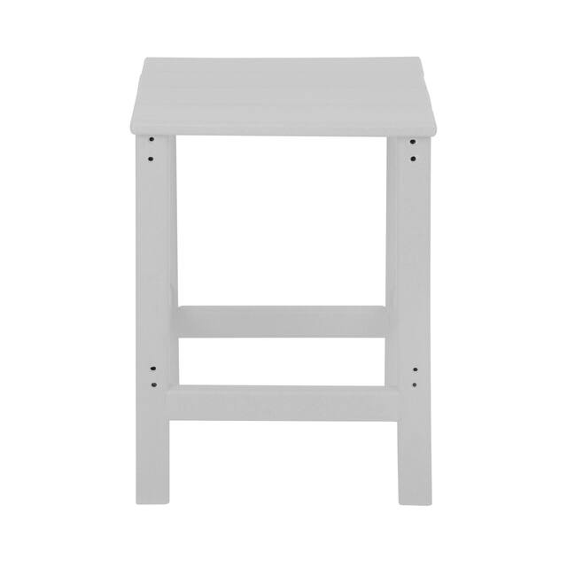 Laguna Poly Eco-Friendly Outdoor Patio Square Side Table