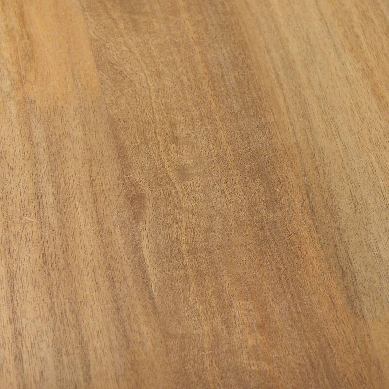 Viktor 84" Light Brown Solid Wood Dining Table - 84"L x 42"W x 30"H