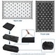 preview thumbnail 8 of 43, Garvee Cross Pattern Waterproof Reversible Outdoor Patio Rug