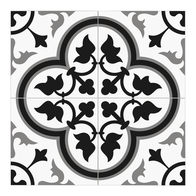 12" x 12" Stone Composite Patterned Peel & Stick Mosaic Tile