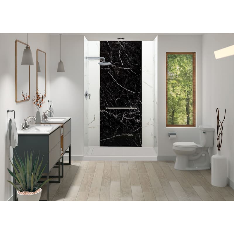 Transolid TWKE603696 Titan 60-in x 36-in x 96-in Eco Shower Wall Kit - 60x36x96