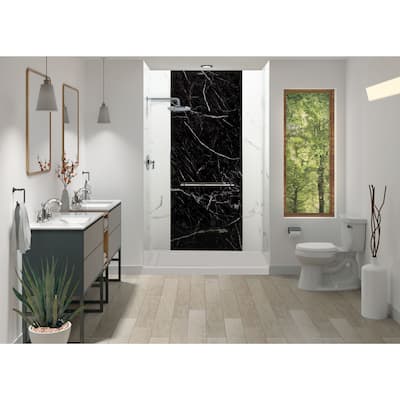 Transolid TWKE603696 Titan 60-in x 36-in x 96-in Eco Shower Wall Kit - 60x36x96