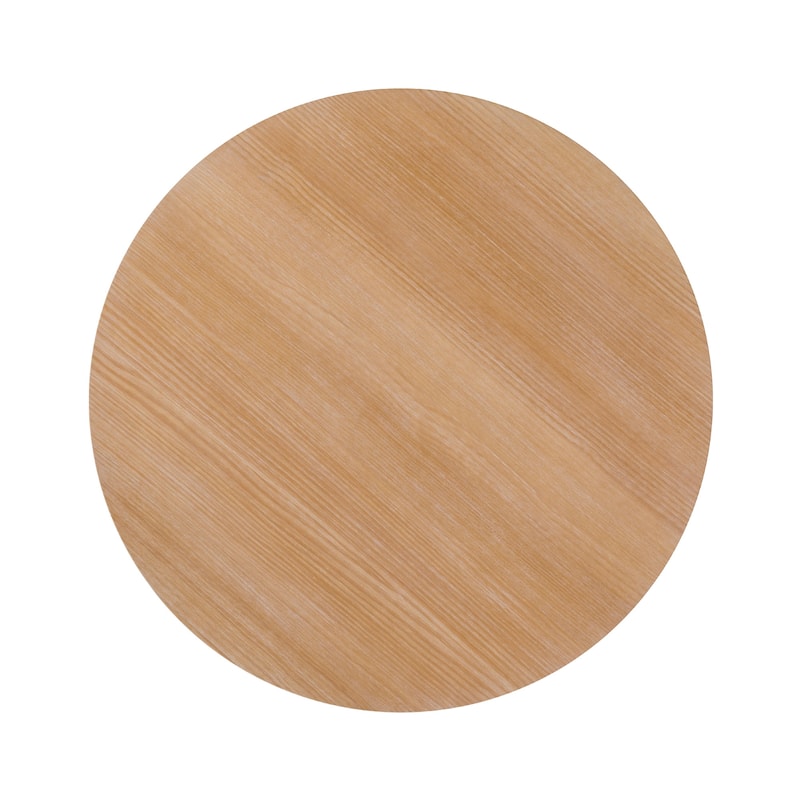 Middlebrook Designs 48 inch Round Slatted Wood Dining Table