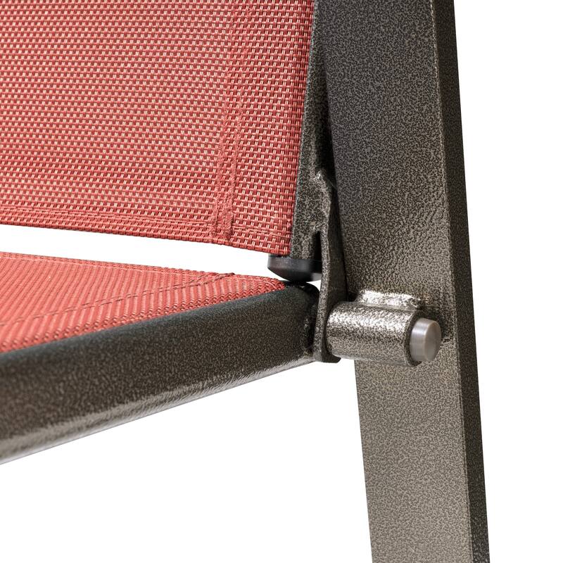 Crestlive Products Outdoor Outdoor Cast Aluminum Swivel Bar Stools with Sunbrella Cushion