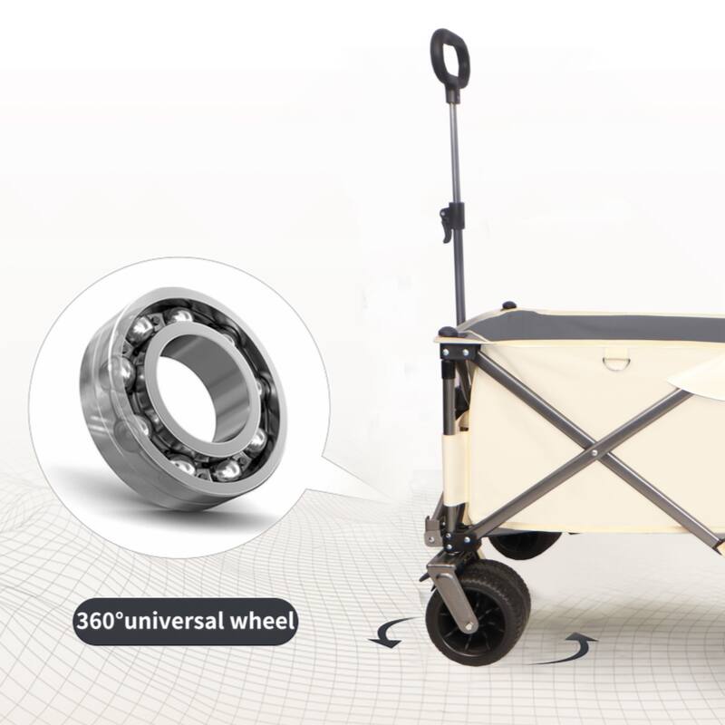 Heavy Duty Utility Beach Wagon Cart for Sand with Big Wheels