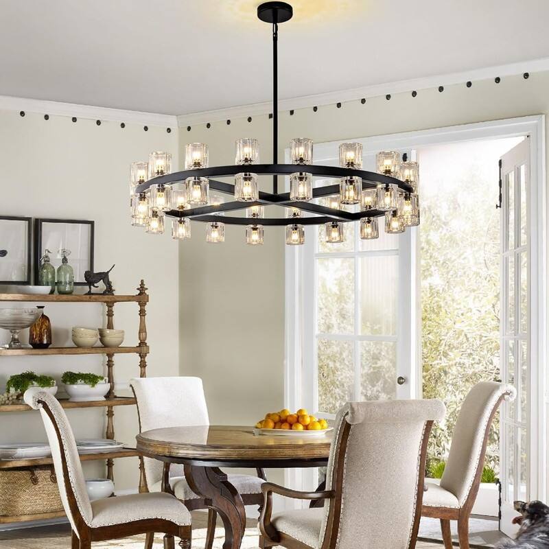 KAYLA Modern Chandelier with K9 Crystal