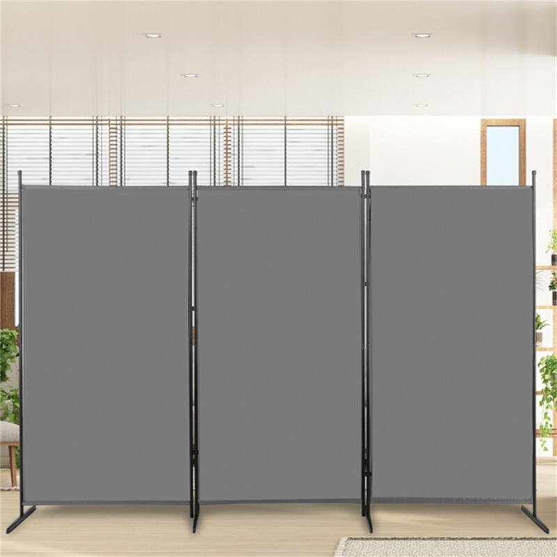 6FT Polyester Fabric Plastic Foldable Screen