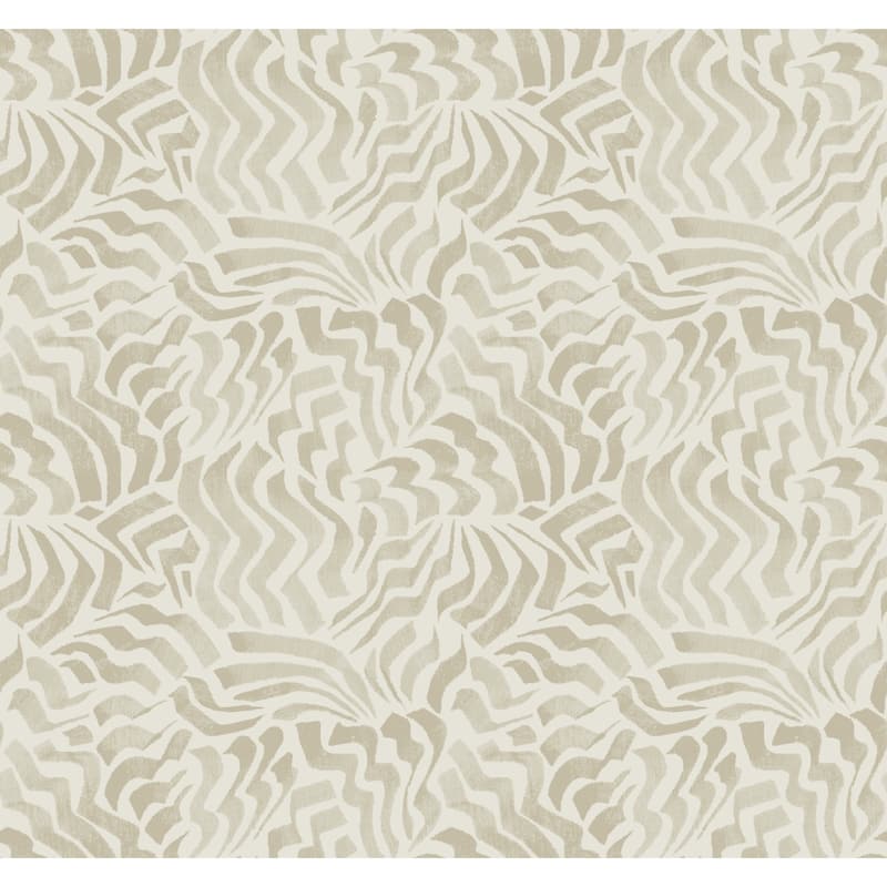 Topeka Zora Wave 27 In W X 27 Ft L Wallpaper