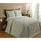 preview thumbnail 14 of 78, Better Trends Rio Collection in Floral Design 100% Cotton Tufted Unique Luxurious Machine Washable Tumble Dry Sage - King
