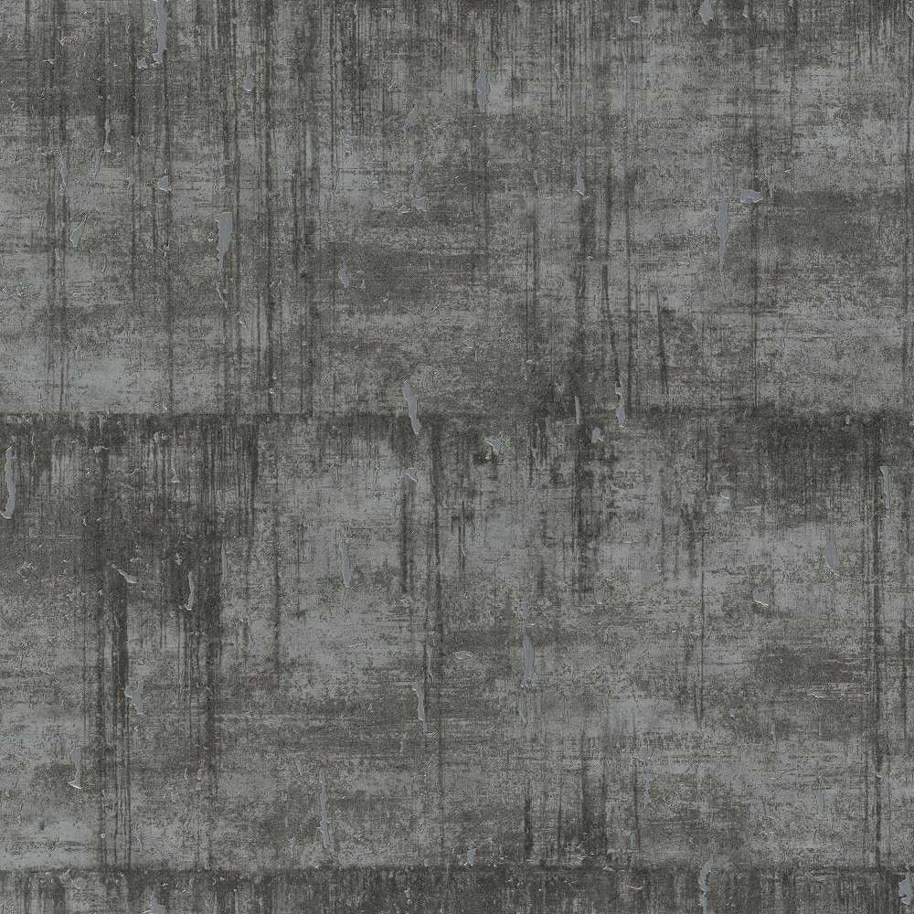 Galerie Wallcoverings Air Collection Metallic Aged Concrete Textured Wallpaper Roll