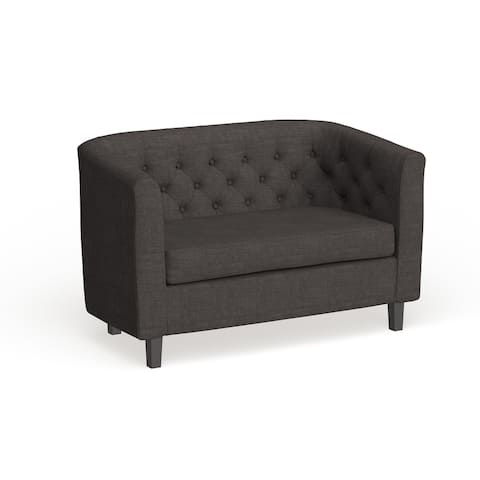 Silver Orchid Greta Upholstered Loveseat