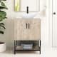 Option white ceramic boat sink