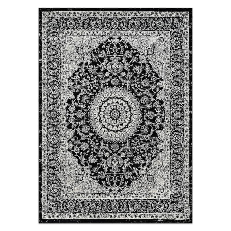 World Rug Gallery Traditional Oriental Medallion Area Rug