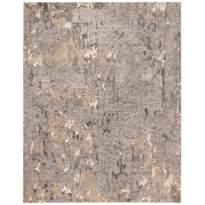 SAFAVIEH Meadow Heidegret Modern Abstract Rug - 10'6" x 14' - Grey