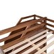 preview thumbnail 23 of 95, Bunk Bed with Trundle with Safety Guardrail and 3 Storage Stairs, Triple Bunk Multifunctional Space-Saving Solution for Bedroom