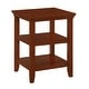 preview thumbnail 18 of 24, Convenience Concepts Tribeca End Table with Shelves