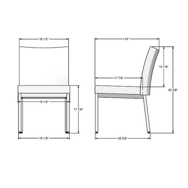 dimension image slide 0 of 2, Amisco Perry Dining Chairs (Set of 2)