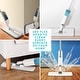 preview thumbnail 8 of 12, True & Tidy Spray Mop with 360-Degree Swivel Mop Head, Removable Water Tank, and 1 Microfiber Mop Pad, White