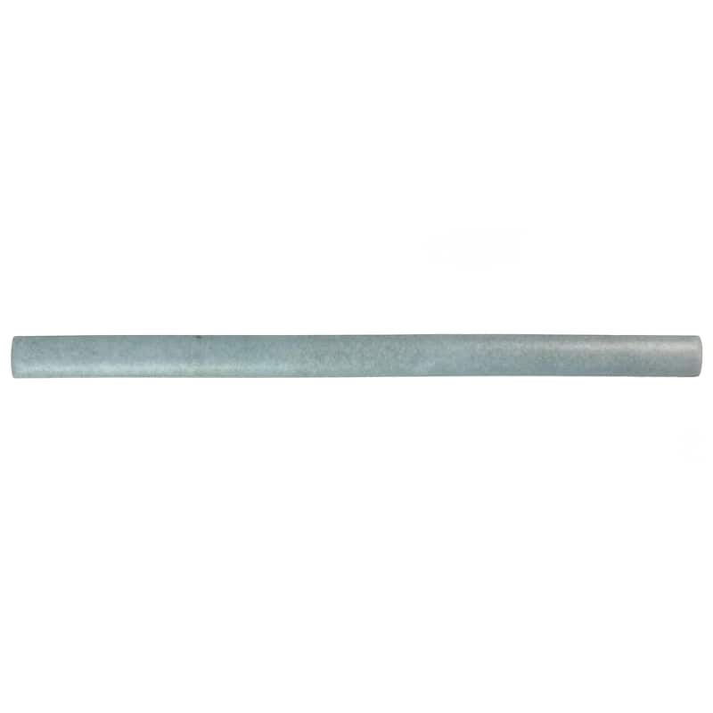 Merola Tile Coco Demi-Bullnose Matte Blue Grass 1/2" x 7-7/8" Ceramic Wall Trim - (1 Tile) - (1 Tile)