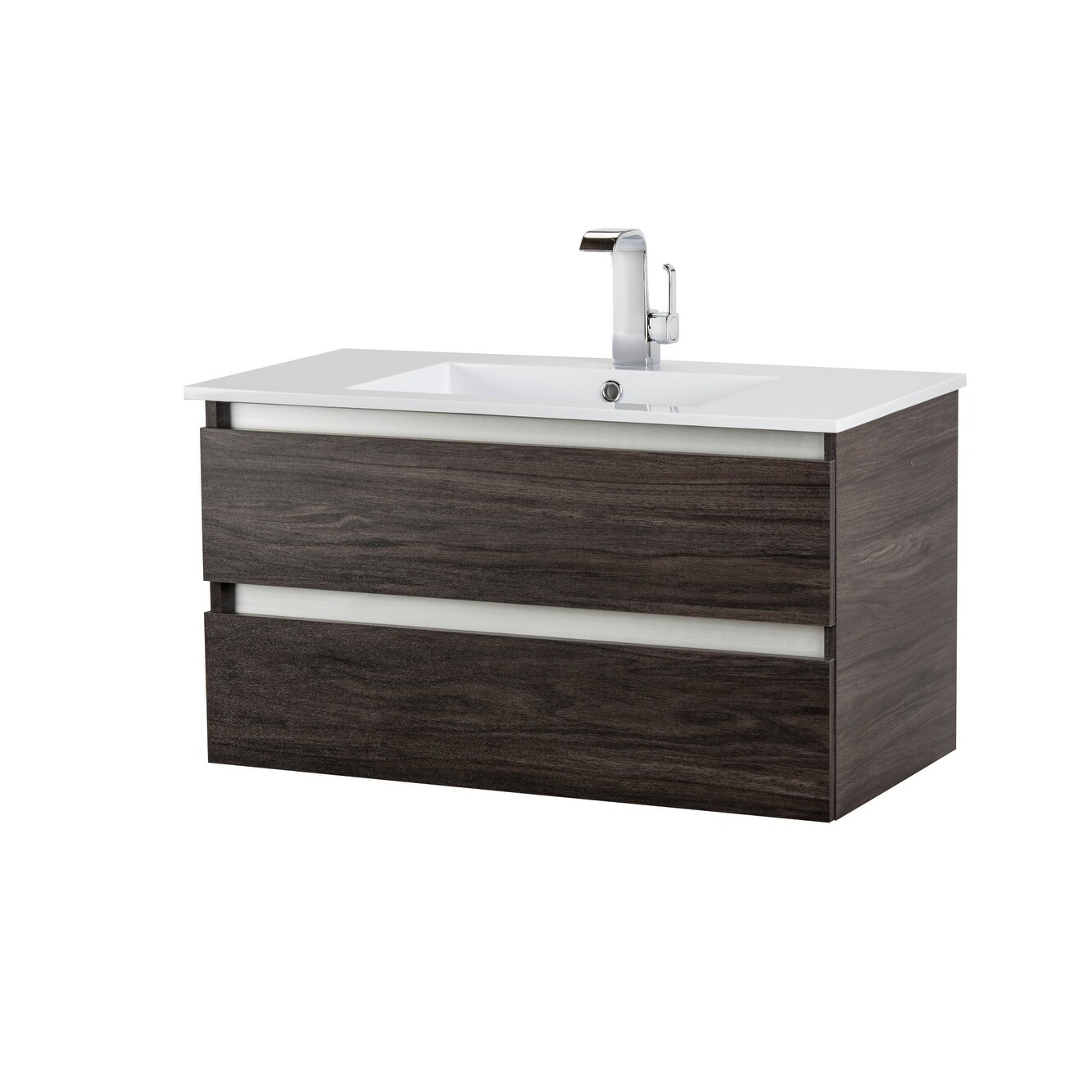 Shop Cutler Kitchen And Bath Fvss36 Silhouette Sleek 36 Wall Mounted Overstock 30029445