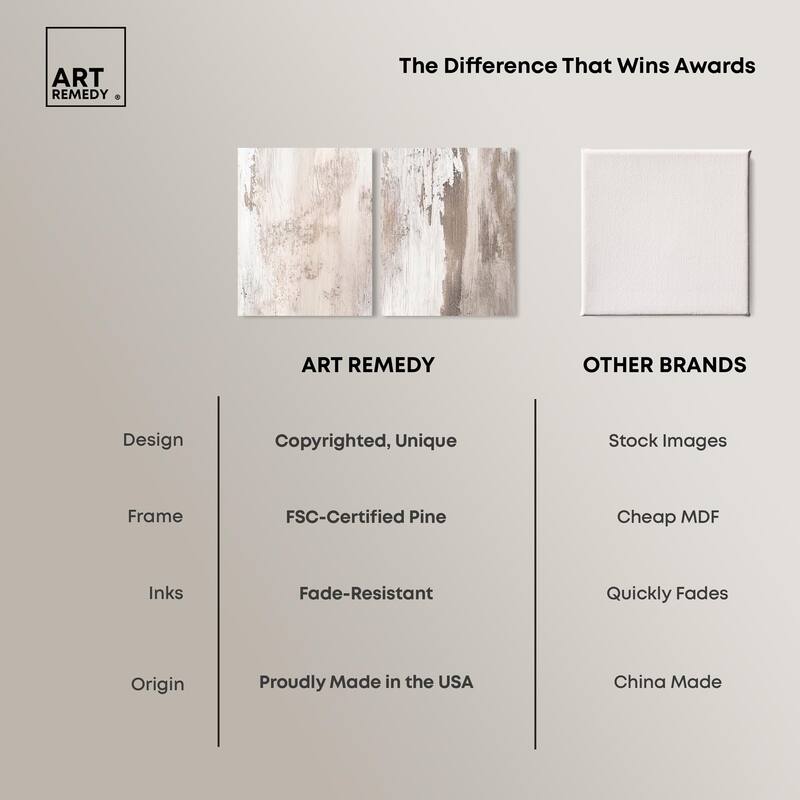 Striated Texture III Canvas Set of 2 by Art Remedy, Gallery Wrapped