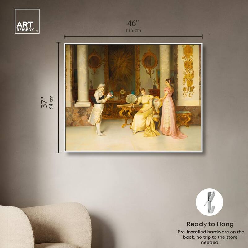 Bashful Suitor Canvas by Art Remedy