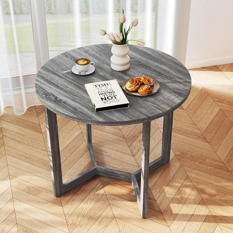 Costway 36 Inch Wood Dining Table for 2-4 People with Wing-shaped - See Details