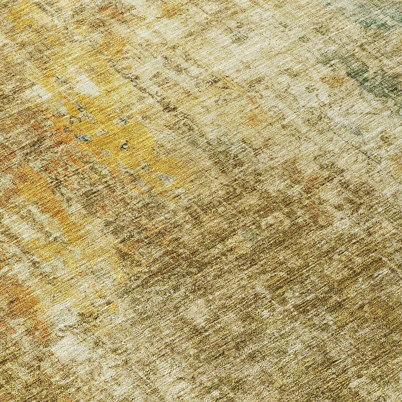 Machine Washable Indoor/ Outdoor Chantille Solid Ombre Rug