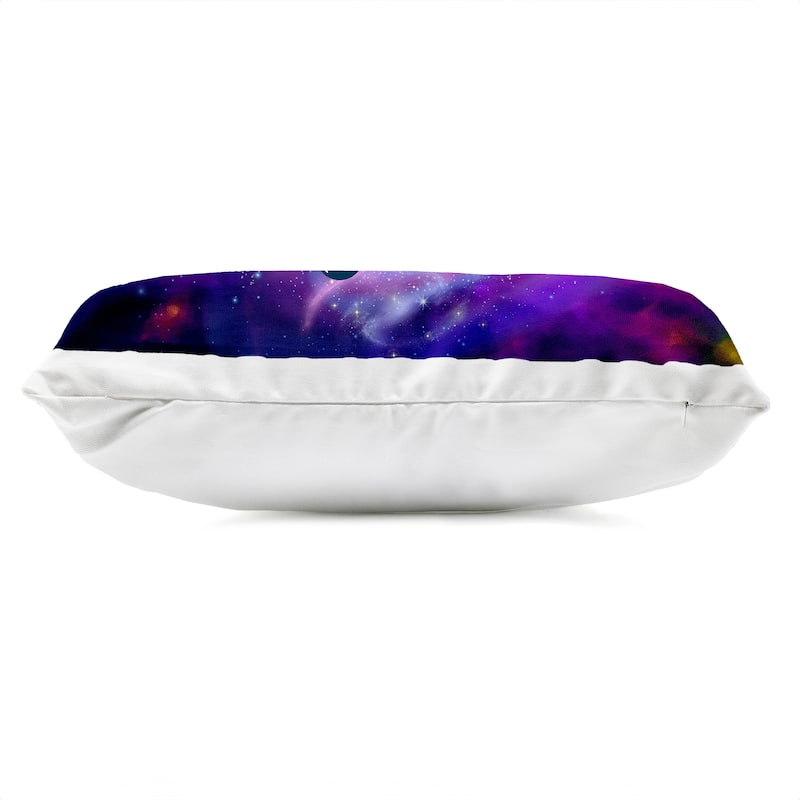 Stupell Astronaut Floating in Galaxy Printed Outdoor Throw Pillow Design by Jesse Keith