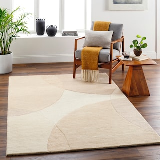 Airdale Handmade Modern Geometric Wool Area Rug