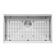 preview thumbnail 11 of 11, Ruvati 28-inch Workstation Ledge Undermount 16 Gauge Stainless Steel Kitchen Sink Single Bowl - RVH8309 - 26-1/2″ x 16″