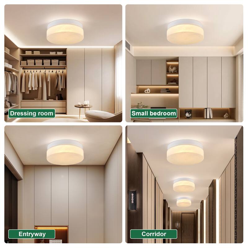 12 Inch LED Ceiling Light, 24W Flush Mount Ceiling Light,Round Low Profile Ceiling Lights for Bedroom, Living Room
