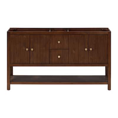 Avanity Zoe 60 in. Vanity Only in Walnut finish