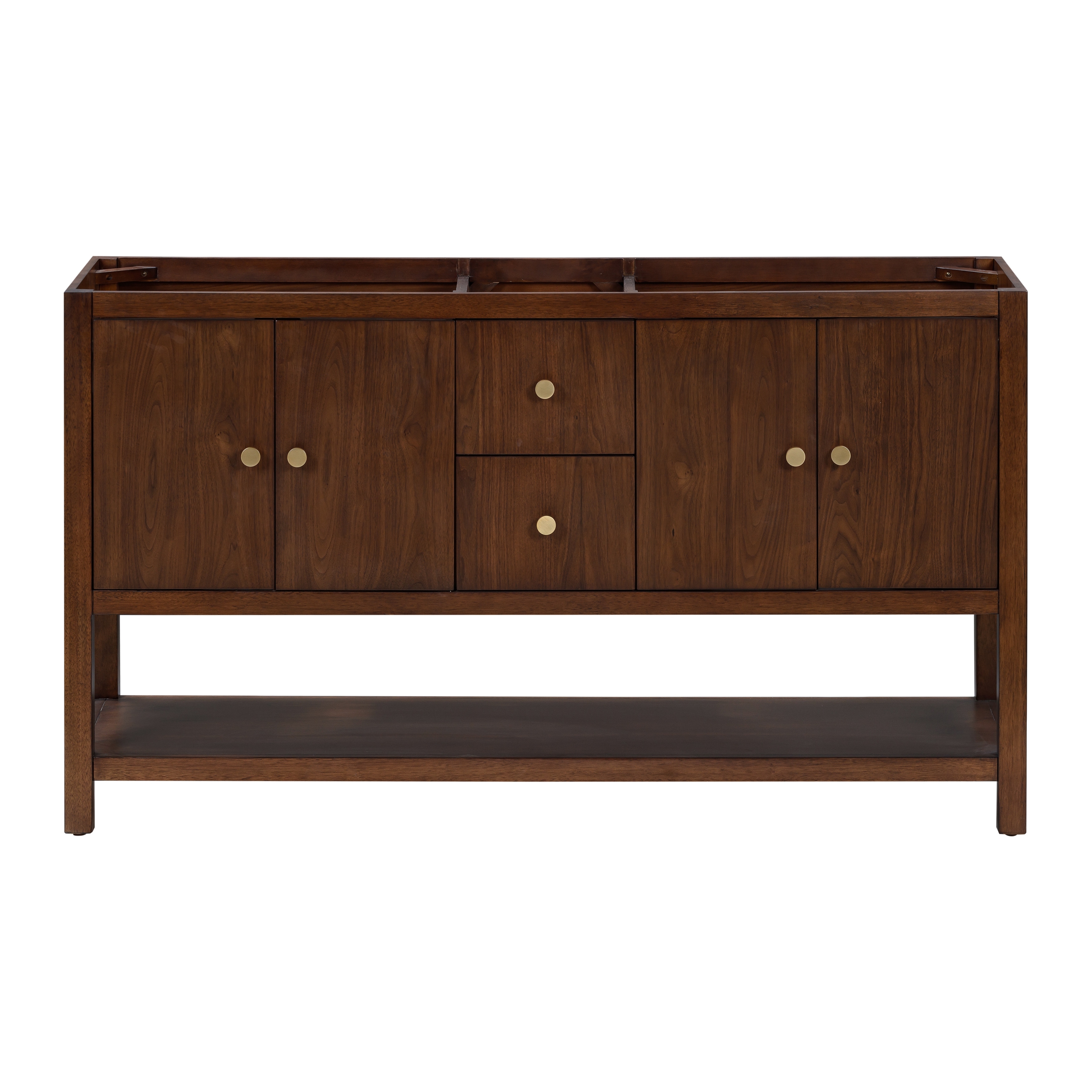 Avanity Zoe 60 in. Vanity Only in Walnut finish