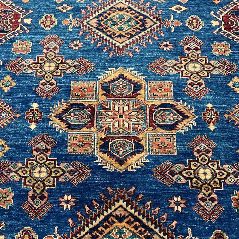 HERAT ORIENTAL Handmade Afghan Super Kazak Wool Rug - 9' x 12'2"