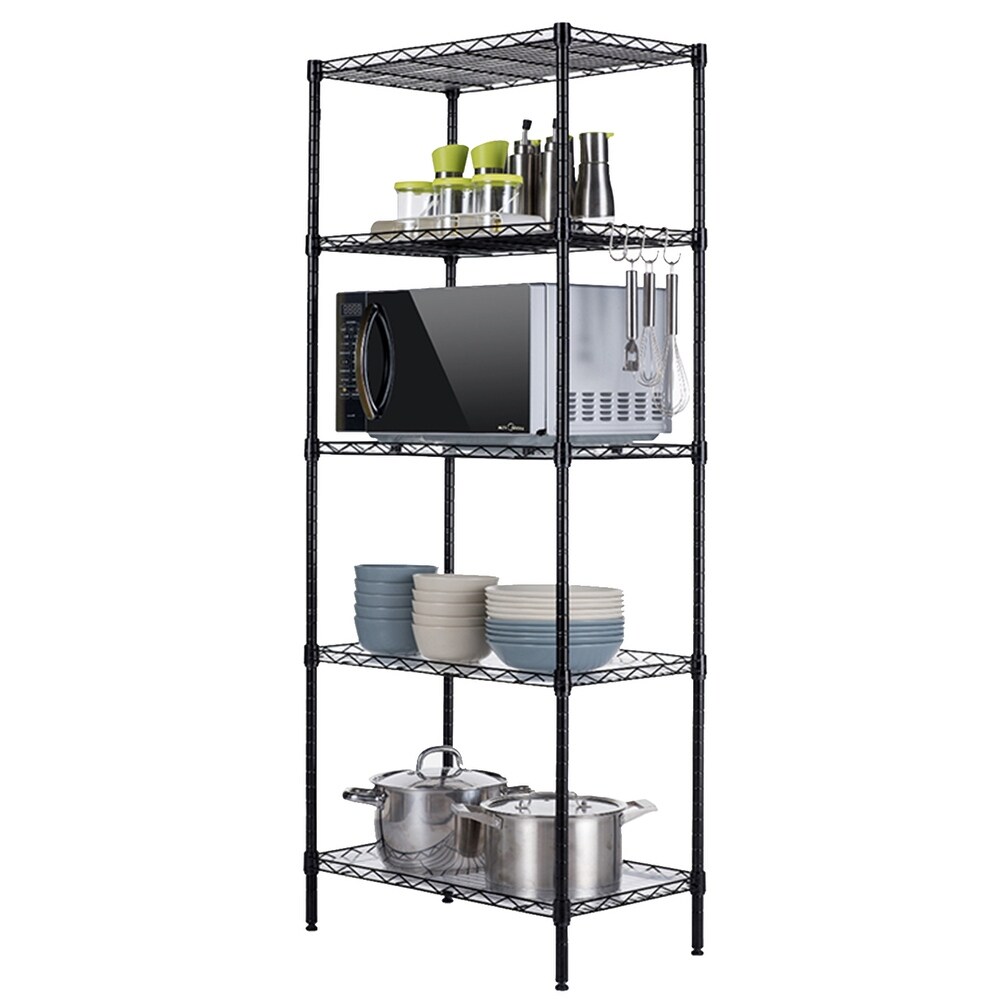 https://ak1.ostkcdn.com/images/products/is/images/direct/dcd47fa35a04ee017d3c4ca70a63cc600ce71d2a/5-Tier-Heavy-Duty-Steel-Wire-Storage-Shelving-with-4-Detachable-Hooks%2C-21.7%22-W-x-11.8%22-D-x-59.1%22-H.jpg