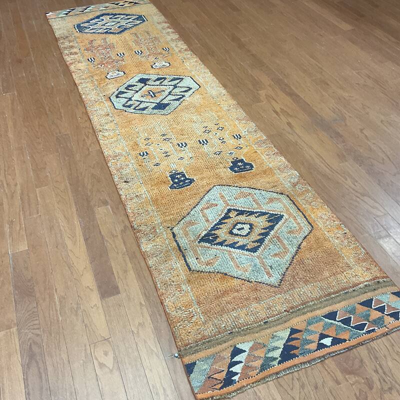 HERAT ORIENTAL Handmade Turkish Oushak Wool Runner - 2'10" x 11'5"