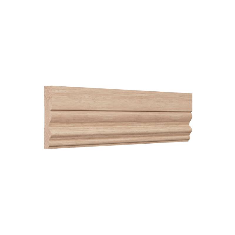VICC 11/16-in D x 3-1/2-in W x 96-in L Americraft Solid Hardwood Stain Grade Victorian Casing Moulding