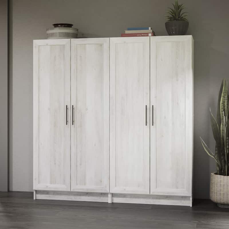 Prepac Elite Accent Cabinet with Panel Doors 16.75" D x 32" W x 65" H - 32 in W x 65 in H x 16.75 in D
