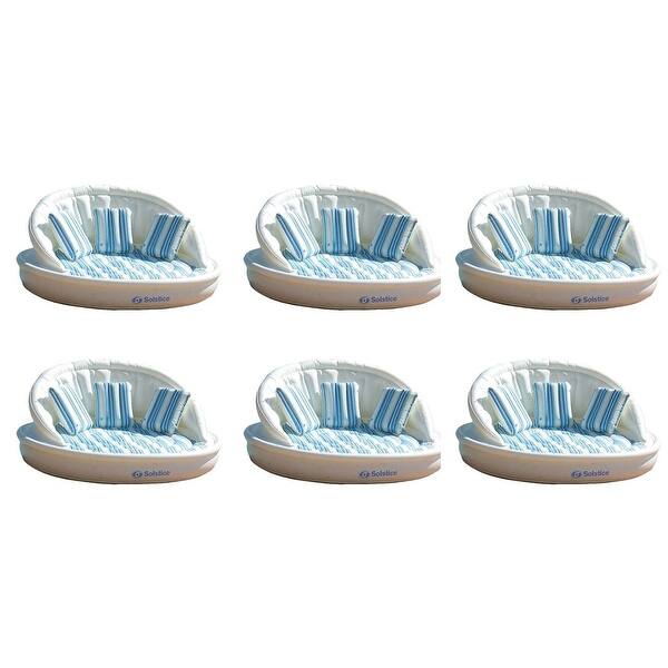Swimline Solstice 15135HR Inflatable 3-Person AquaSofa Couch Float Raft ...