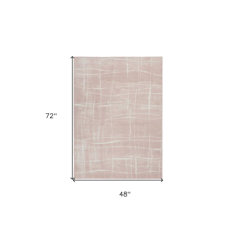 Buvop Power Loomed Geometric Abstract Modern Stain Resistant Durable Area Rug By HomeRoots
