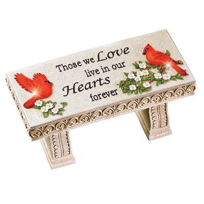 Those We Love Solar Powered Memorial Bench
