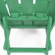 preview thumbnail 120 of 172, Shoreline Fully Assembled All-Weather HDPE Outdoor Folding Modern Adirondack Chair